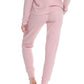 Super Soft Waffle Jogger in Pink